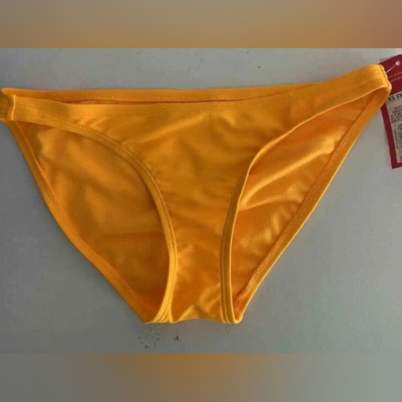 Women's large  Cheeky Bikini Bottom Xhilaration Mango Orange nwot - Picture 5 of 7